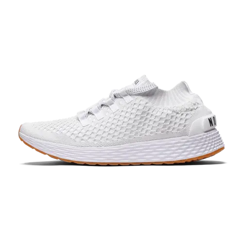 NOBULL Women's Allday Knit Shoe in White - Everyday Walking Sneaker, Comfortable Slip-On Shoe, Casual Trainer