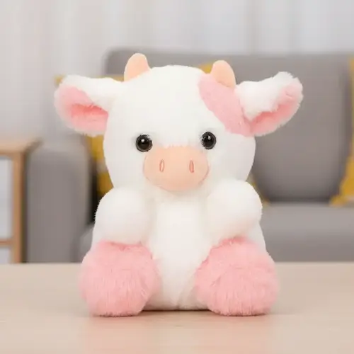 Cute Cow Design Plush Toy, Stuffed Plushie Doll, Stuffed Animal Toy For Kids Fans Gift, Soft Stuffed Animal