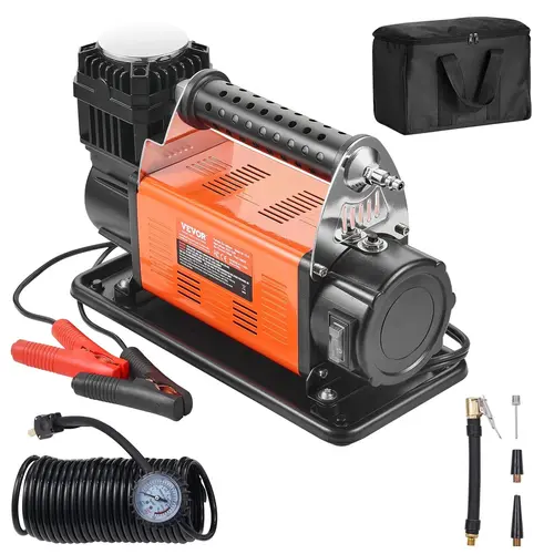【toolupgrade】VEVOR Heavy Duty Air Compressor 7.06CFM 150PSI Portable Tire Inflator Air Pump, Portable Tire Pump For Car, Tire Inflation Kit,father'sdaygifts,car accessories