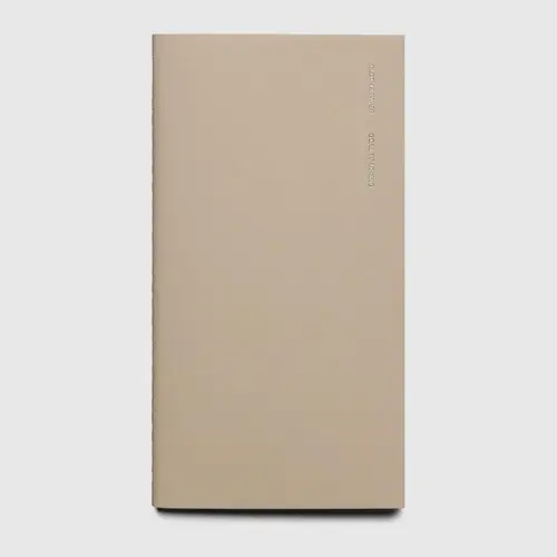 Cloth & Paper Travel Notebook Pocket Plus - Soft Touch Covers, Gold Foil Stamping, 64 Pages, 3.2" x 6" Size, Ideal for Travel & Daily Tasks - Fill Blank Journal