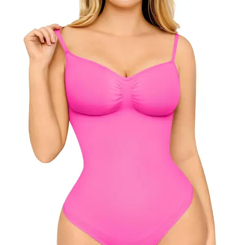 FeelinGirl Seamless Covered Bust Jumpsuit Thong Bodysuit Fit Comfort Womenswear  live stream