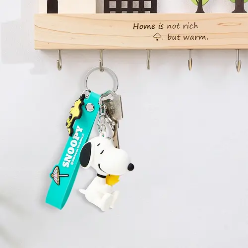 [Holiday Special]Snoopy’s Sunny Journey: 3D Figurine Keychains,Exquisite 3D Craft,Durable Material,Cute/Adorable,Bag Charm/Bag Accessory,Christmas & Holiday Haul#Summervibes, Back To School, Fan, Memories