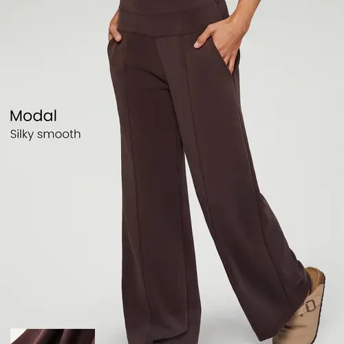 GLOWMODE Modal Wide Leg Pants Silk Touch Relaxed Lounge Pants TikTokShopBlackFriday