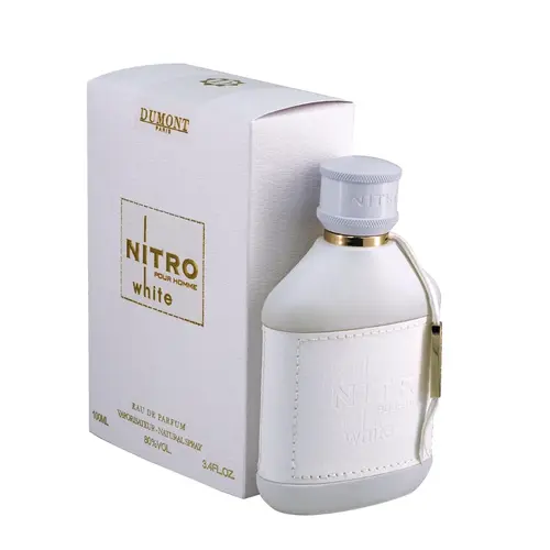 Men's Dumont Nitro White Eau De Parfum, 3.4 Oz Spray - Woody Scent with Bergamot Lavender, Fresh Cedarwood, Warm Sandalwood & Vanilla-Amber Warmth Feels Refined