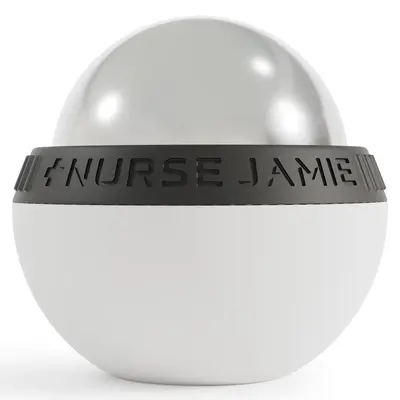 Nurse Jamie Super-Cryo Ice Roller Orb – Stainless Steel Cryo Facial Massage Tool, Hot & Cold Dual-Temperature Cooling Beauty Tool for Face & Body