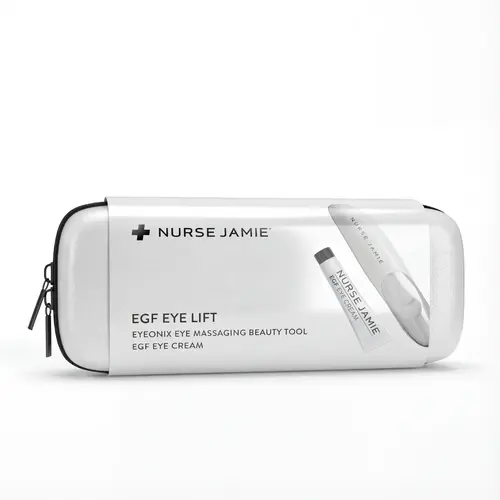 Nurse Jamie EGF Eye Lift Set – Under-Eye EGF Renewal Cream + Eyeonix Beauty Wand, Eye Area Care Duo with Apple Stem Cells, Peptides & Vitamin C