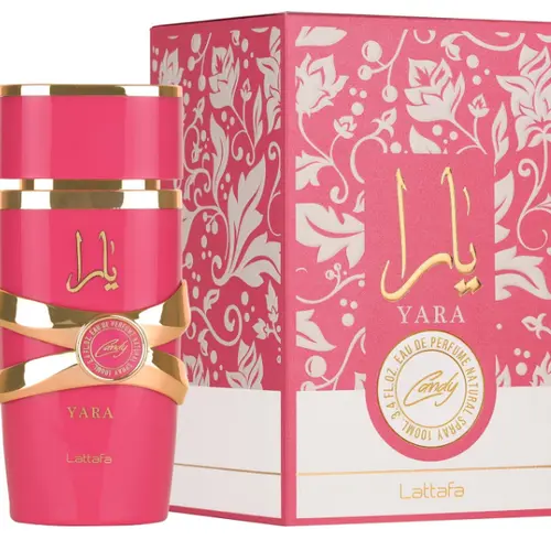 Lattafa Yara Candy for Women Eau de Parfum Spray, 3.4 Ounce / 100 ml - Sweet and Candy Aroma Fragrance