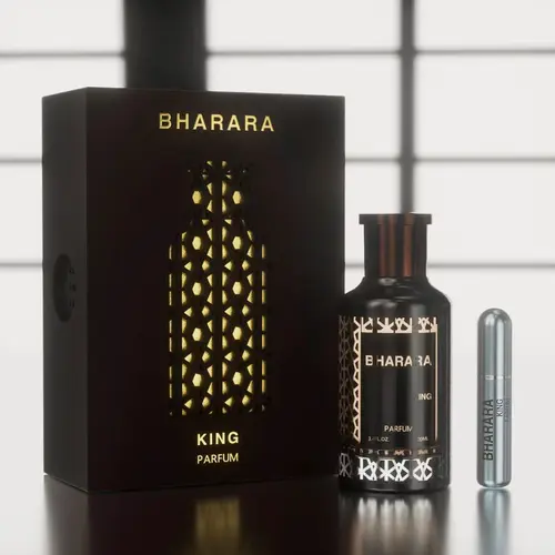 Men's Bharara King Parfum, 3.4 fl oz/100 ml - Citrus Fruity Aromatic Scent, Single Item