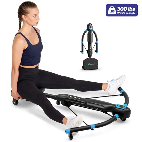 Merach Seated Ab Crunch & Core Trainer Machine, Dragonfly-Style Ab Machine with LED Display for Home Gym, Fitness Equipment for Belly & Full Core Workout, Rowing Machine BackToSchool