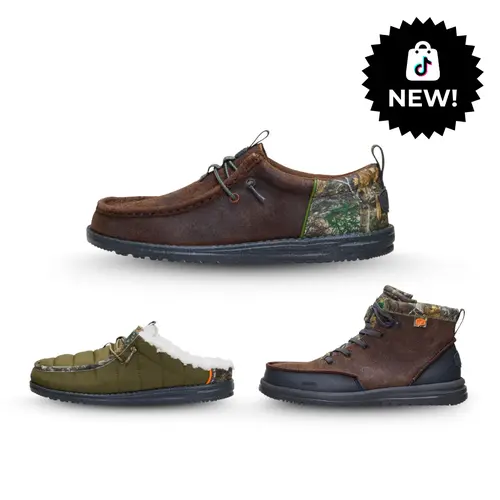 HEYDUDE X RealTree - Mens Comfortable Slip on Shoes