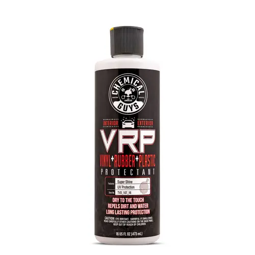 CHEMICAL GUYS VRP Vinyl, Rubber, Plastic Protectant Cream - Interior Car & Surface Cleaner, Easy-to-Spread Formula, Dry Finish, Deep Penetration, Glossy Shine Restoration, UV Blocking, Long-Lasting Trim Care, Interior Car Cleaner, Dashboard Revive, Buff‑O