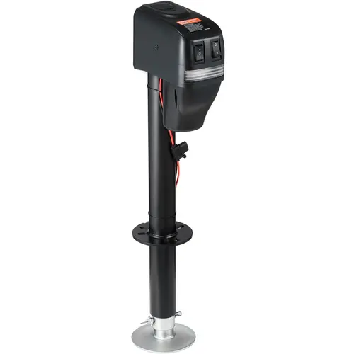 【summerfinds】VEVOR Electric Trailer Tongue Jack, electric tongue jack for rv camper, 5000 lbs Heavy-Duty RV Power Jack with 2-Way Connector, Crank Handle & Weatherproof Cover, 10-28.3 In Lift - Black,father'sdaygifts