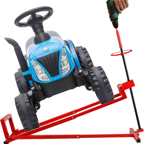 Manual Garden Tractor & Lawn Mower Lift Jack with Blade Repair Compatibility, 882 Lbs Capacity, Manual Handle - Power Tool Extension Handle, Less than 38.6'' Lawn Trimmer