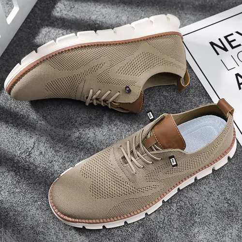 Men's Business Minimalist Lace Up Low Top Sneakers, Casual Breathable Comfortable Sports Running Shoes, Fashionable Lightweight Sneakers for Daily Wear, Trendy Running Shoes, Athletic Running Shoes, Athletic Running Trainers