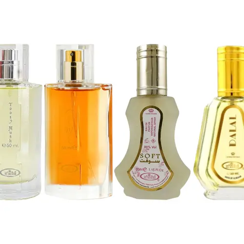 (4pc Bundle Pack) Choco Musk + Tooty Musk + Dalal+ Soft - Perfume Spray by Al-Rehab