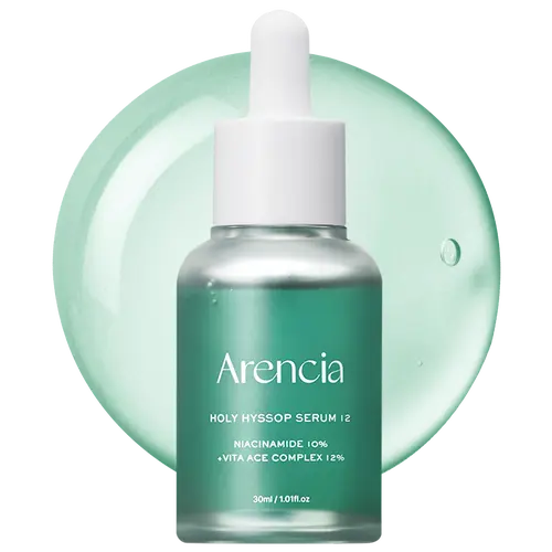 [Arencia Official] Holy Hyssop Glow Serum 12 - Hydrating Formula with Niacinamide & Vitamin A for Brightening, Moisturizing, and Hydrating Skin