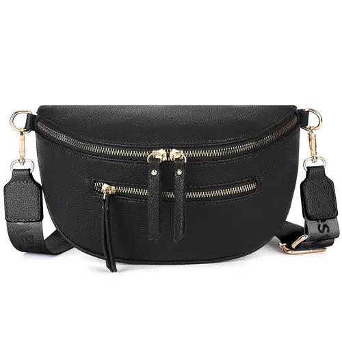 Montana West Crossbody Bags Bum Bag for Women Large Sling Bag with Adjustable Strap and Coin Purse