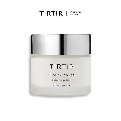 [TIRTIR Official] Ceramic Cream Deep moisturizer for Glass Skin, Polyglutamic acid, Centella Asiatica Extract, Skin barrier Skincare