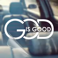 God Is Good – Christian Car Decal Sticker Premium Religious