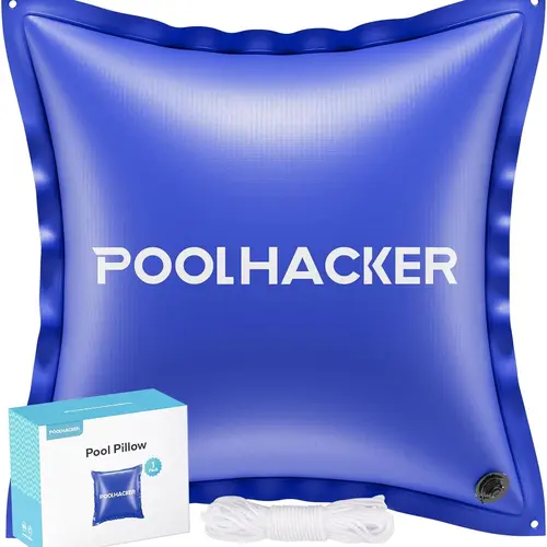 Pool Pillows for Above Ground Pools, Winterizing Ice Equalizer 0.4mm Ultra Thick Pool Cover Air Pillow for Winter, 50ft Rope Included (4x4)