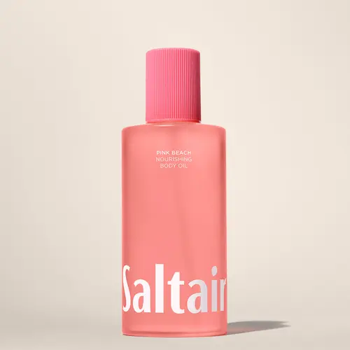 Saltair Pink Beach Jumbo Body Oil - Nourishing Oil for Glowing Skin - Coconut, Almond Blossom & Vanilla - 10 fl oz
