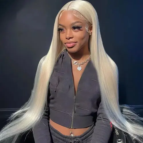Tahikie 30 Inch 613 Blonde Human Hair Lace Front Wig 13x6 HD Transparent Swiss Lace Pre-Plucked Natural Hairline Straight 200% Density Medium Size #SummerWins #DealsForYouDays