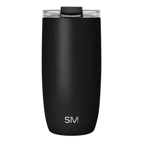 Simple Modern 16oz Voyager Insulated Tumbler with Clear Flip Lid & Straw for Coffee, Tea, Water