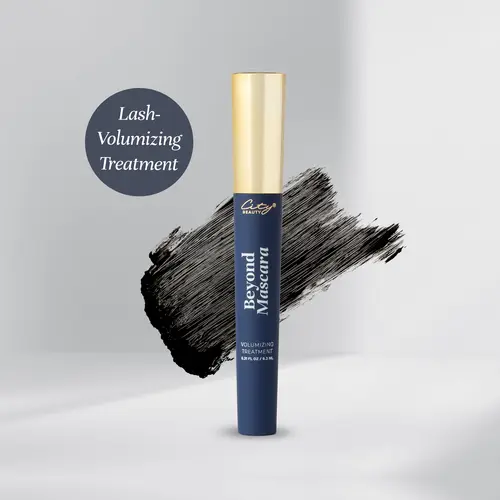 City Beauty Beyond Mascara - Lash Volumizing Treatment for Thicker, Fuller-Looking Lashes | Rich Black Pigment with Biotin & Keratin to Support Lash Strength, Hydration & Density | Smudge-Resistant Formula