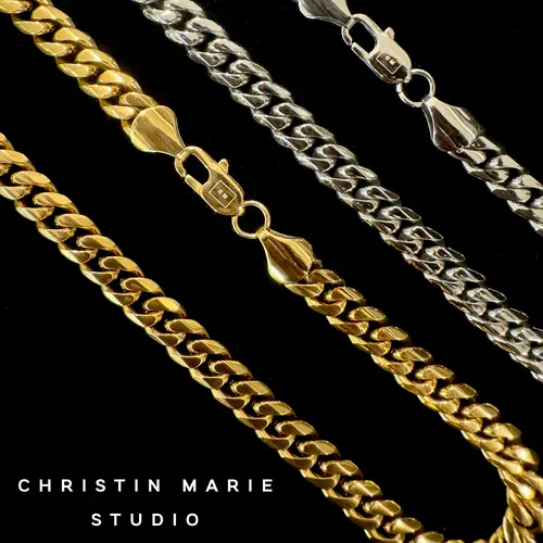 Smooth Cuban Necklace (8mm)