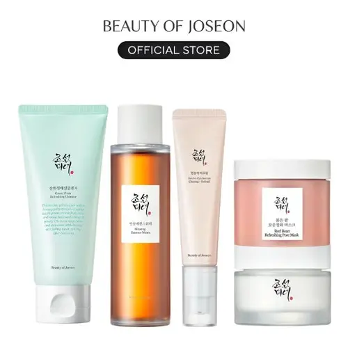 [Beauty of Joseon Official] Dry Skin Routine | Full Korean Skincare Routine, Moisturizing Kit, Exfoliate, Nourish, Moisturize, Firm, Skin Repair