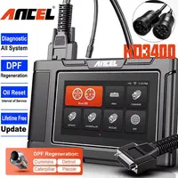 ANCEL HD3400 Heavy Duty Truck Scanner – Diesel DPF Regen & All System Diagnostic Tool for Cummins, CAT, Paccar, Detroit obd2 scanner, Repair