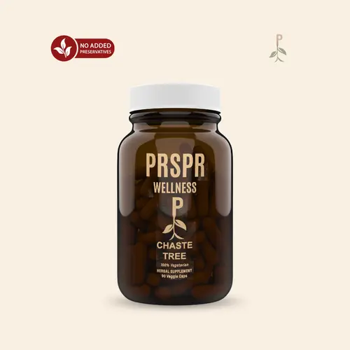 Chaste Tree Berry Extract Daily Dietary Supplement, 400mg Vegetarian Naturally Derived Capsules - Women's Health PMS Symptom Help, Simple Daily Capsule Nutrient Support