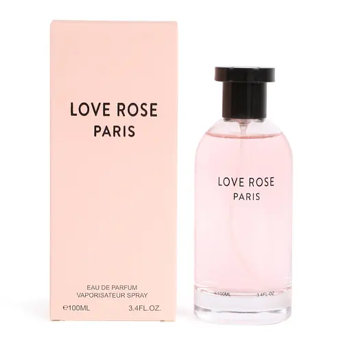 Love Rose Paris Eau De Parfum Spray Perfume for Women 100ml/3.4fl.oz. - Women's Fragrance