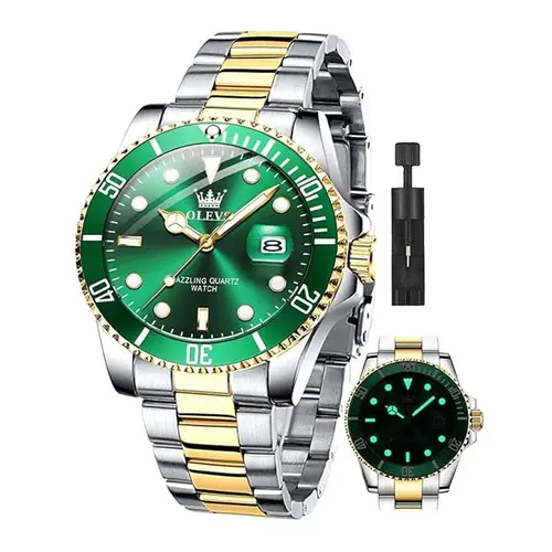 Graduation gift idea Man for watches Stainless Steel Waterproof Luminous Date Casual Watch