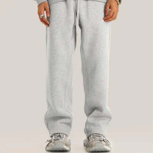 EVELLYHOOTD 600GSM Straight-Leg & Cuffed Baggy Fleece Sweatpants – Unisex Retro Streetwear for Spring Fall Winter | Soft & Cozy Fit【2026 New Drop】