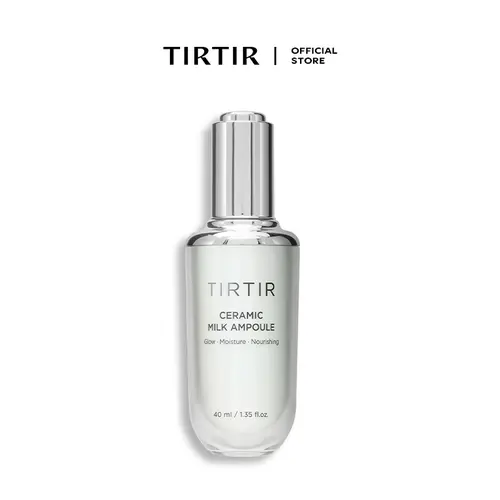 [TIRTIR Official] Ceramic Milk Ampoule 40ml Hydrating Moisture Skincare Serum