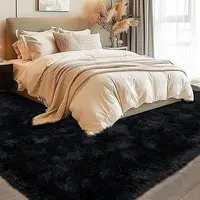 【SummerVibes】【Moving Season】REZUTAN Super Soft Plush Shaggy Area Rug for Living Room Bedroom Nursery Kitchen and Bathroom Cozy Carpet with Free 4 Anti-Slip Stickers Modern Indoor Non Slip Rug Soft Fluffy Rug Decorative Fluffy Rug rugs for living room