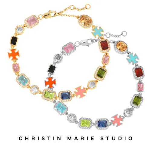 Solstice Gemstone Anklet