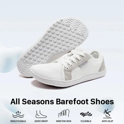 HOBIBEAR Womens Mens Minimalist Barefoot Shoes | Zero Drop | Wide Width Fashion Sneaker,summerwins Casual Athletic,father'sdaygifts,back to school,back to school shopping,travel essentials,camping essentials Sports Shoes Footwear