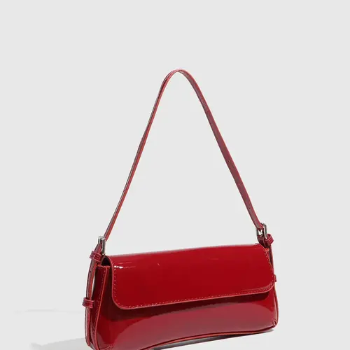 Women's Solid Color PU Leather Shoulder Bag, Fashionable Shoulder Bag for Daily Used, Casual Trendy Versatile High-quality Daily Commuting Bag, Elegant Bags, Shoulder Bag Crossbody