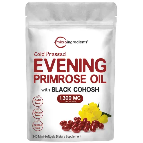 Micro Ingredients Evening Primrose Oil, 240 Softgels