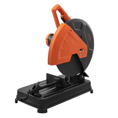 【summerfinds】VEVOR Abrasive Chop Saw, 14"/355mm Blade Diameter Cut Off Saw, 2300W 3600RPM Steel Cutting Machine, 0-45° Adjustable Angle Miter Saw for Cutting Metal Cutting Chop Saw for Steel/Rebar/Iron/Aluminum,father'sdaygifts