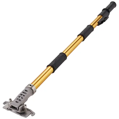 【toolupgrade】VEVOR Drywall Flat Box Handle, 40''-64'', Anodized Aluminum Flat Finishing Extension Handle, 5-Section Length Adjustable, Non-slip Grip and 360° Painting for Plasterboard, Wallboard, Sheetrock, Tool, Connector, Compatibility