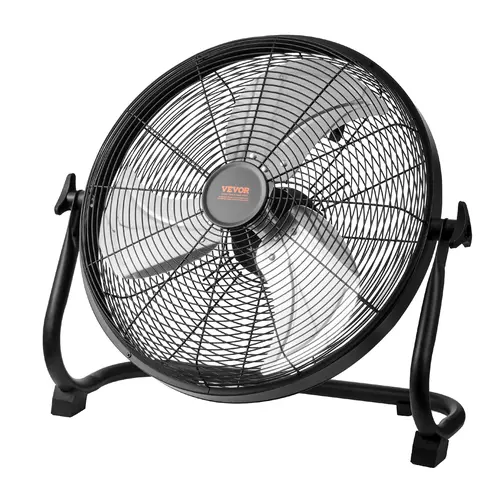 【summerfinds】VEVOR Cordless Fan 16 in, Portable Quiet Personal Fan for Home or Office, 360 Degree Manual Pivoting Head, Stepless Speed Regulation High Velocity Cordless Fan, Heavy Duty Metal Industrial Floor Fans