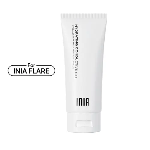 INIA Skin Care Machine & Face Massager Gel, Gentle Moisturizer with Hyaluronic Acid - Lightweight Gel Moisturizers & Mists for Facial Use, Highly Concentrated Hydration to Moisturize and Support Skin Repair