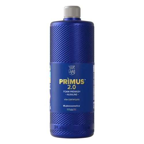 Labocosmetica PRIMUS 2.0 Alkaline Foam Prewash Cleaner, VDA Certified for Effective Car Cleaning and Odour Control