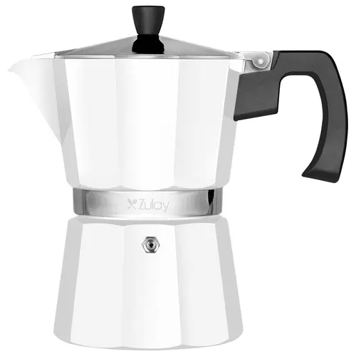Moka Pot Espresso - Traditional Cuban Coffee Maker for Rich, Bold Espresso Filter Lid