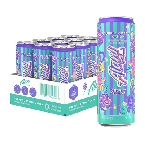 Alani Energy Drinks (12-Pack) - Ready-to-Drink Caffeine-Infused 200mg of caffeine