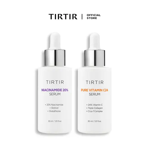 [TIRTIR Official] Dark Spot Fading Duo Serum Skincare Set