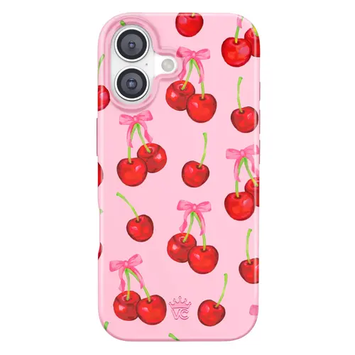 Velvet Caviar Sweet Cherry Magnetic Cellphone Case for iPhone 17 - Cute Accessories, Drop-Tested, Shockproof, Girly Design, Fits iPhone, Mobile Phone Accessories